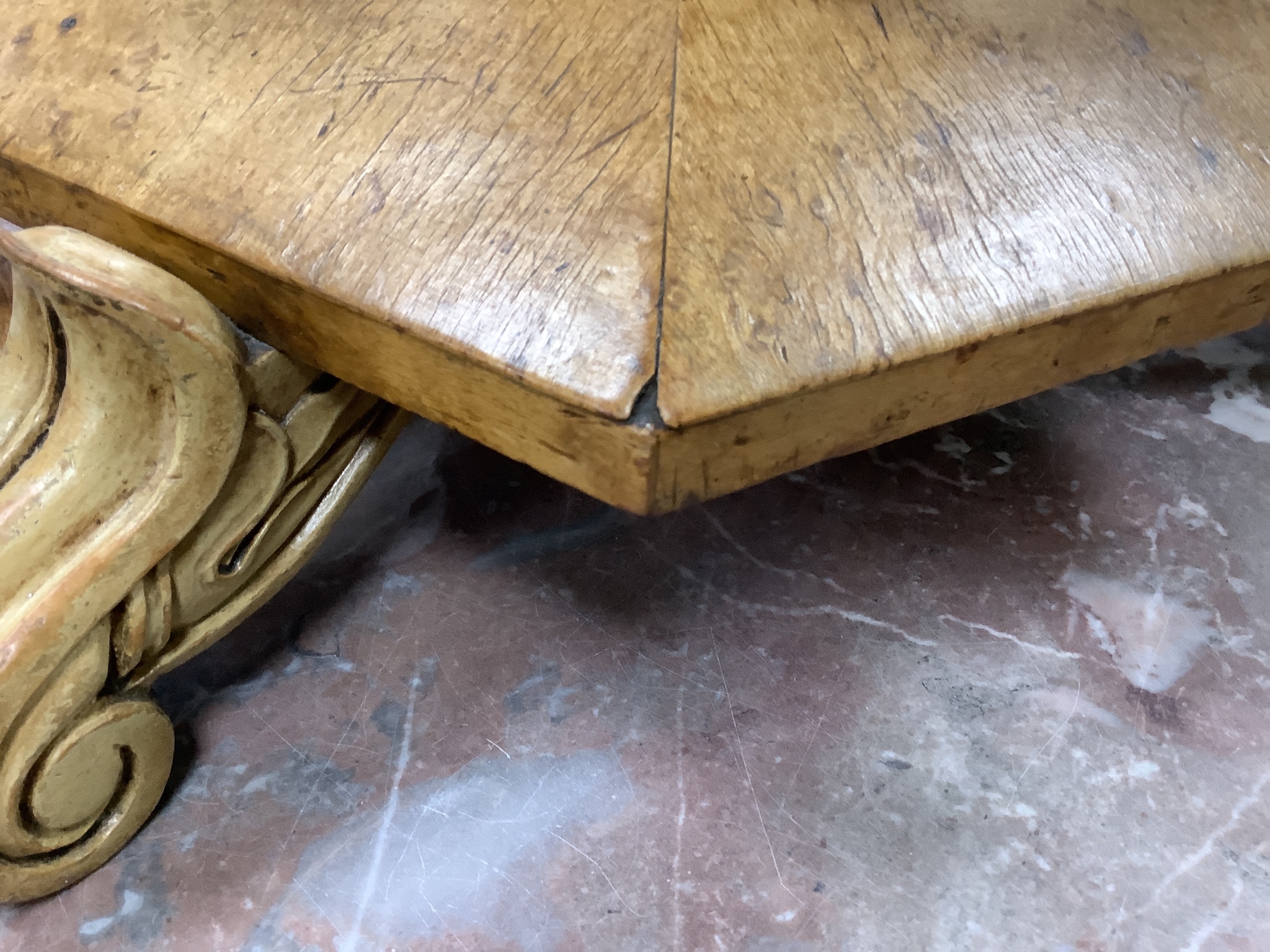 A 19th century bird's eye maple cane seated dressing stool